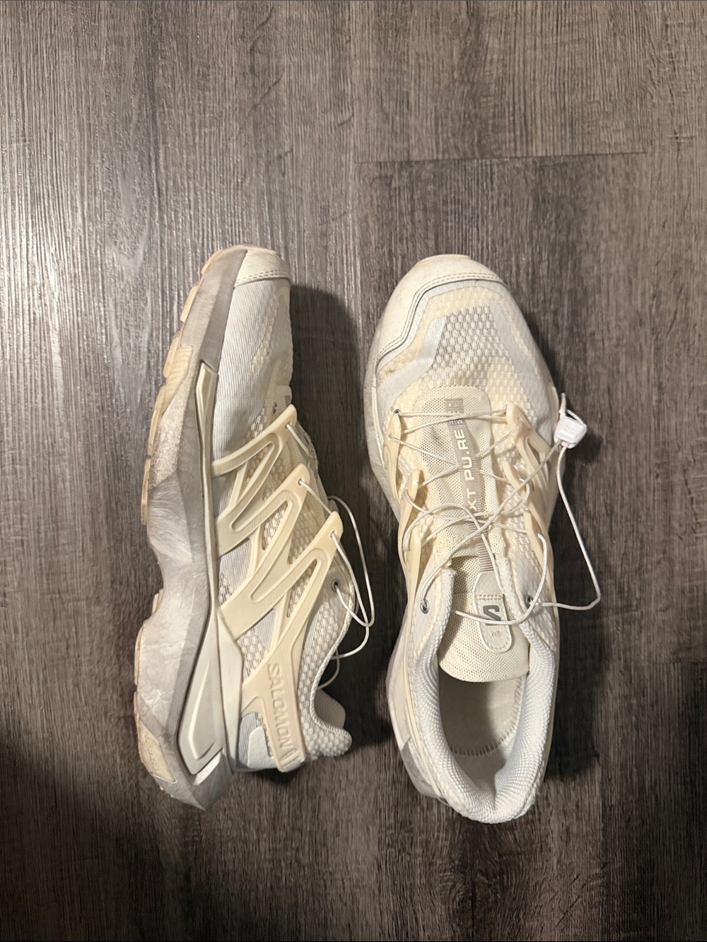 Salomon XT-6 Beige Trail Sneakers